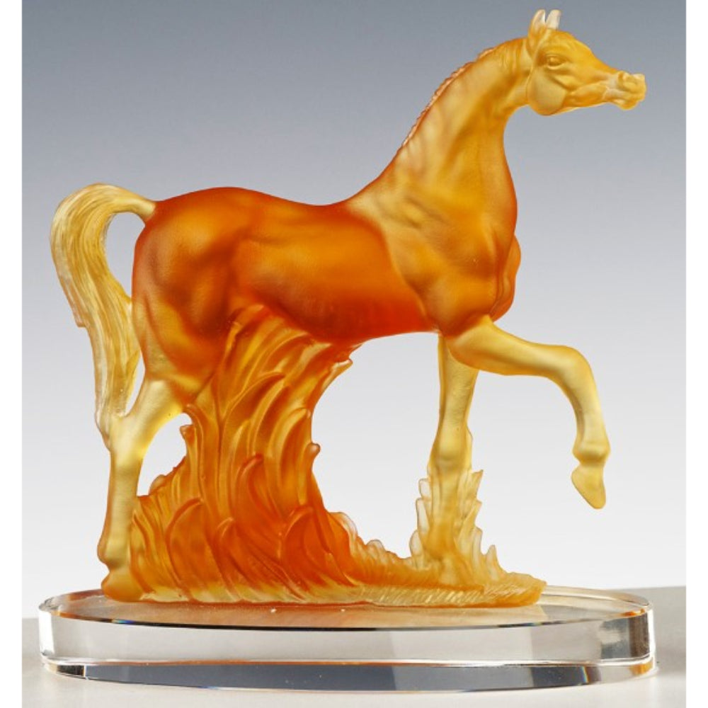Cristal De Paris Arab Thoroughbred Horse - Amber | Accessories Cristal De Paris Arab Thoroughbred Horse - Amber | Accessories
