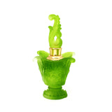 Cristal De Paris Square Perfume Bottle Satin Green 13X6 cm