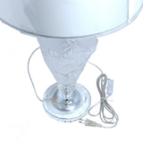 Cristal De Paris Arabic Horse Tablelamp Satin - Blue Salon