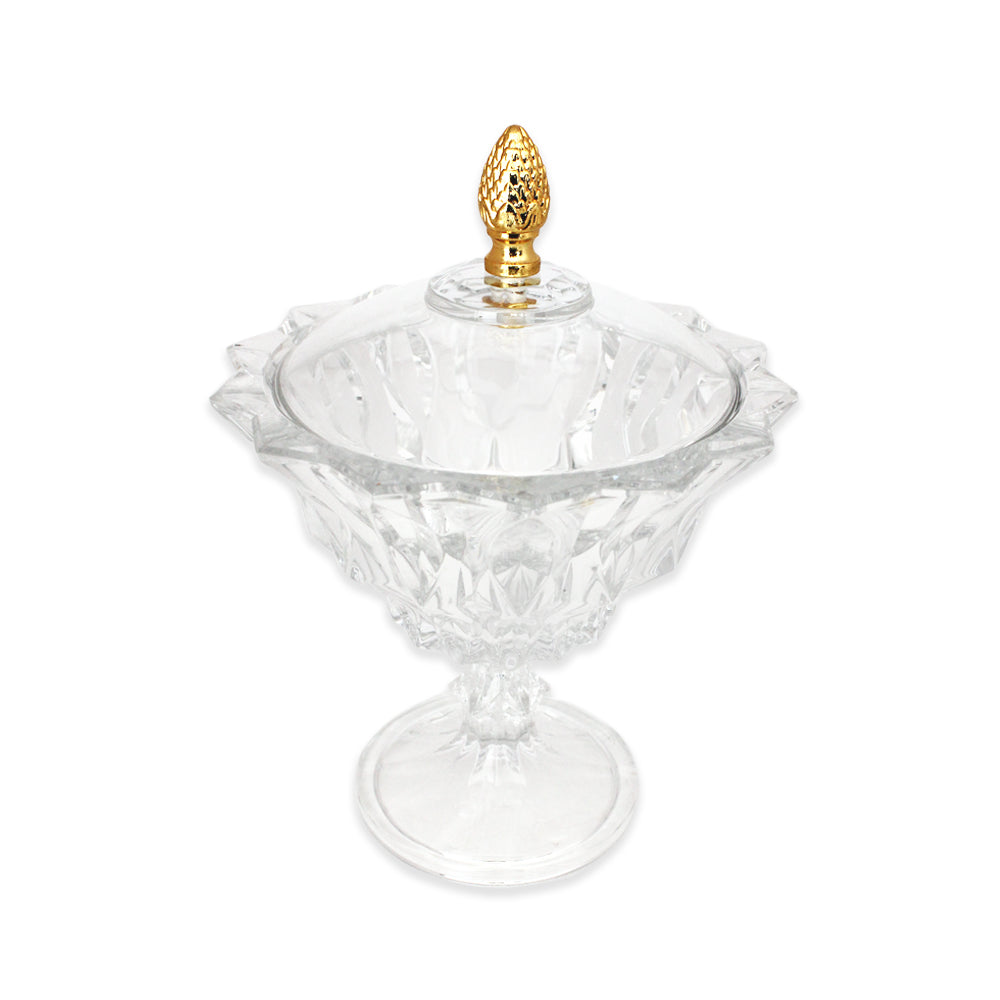 Cristal De Paris Fortune Candybox Gold Button 26X20 cm
