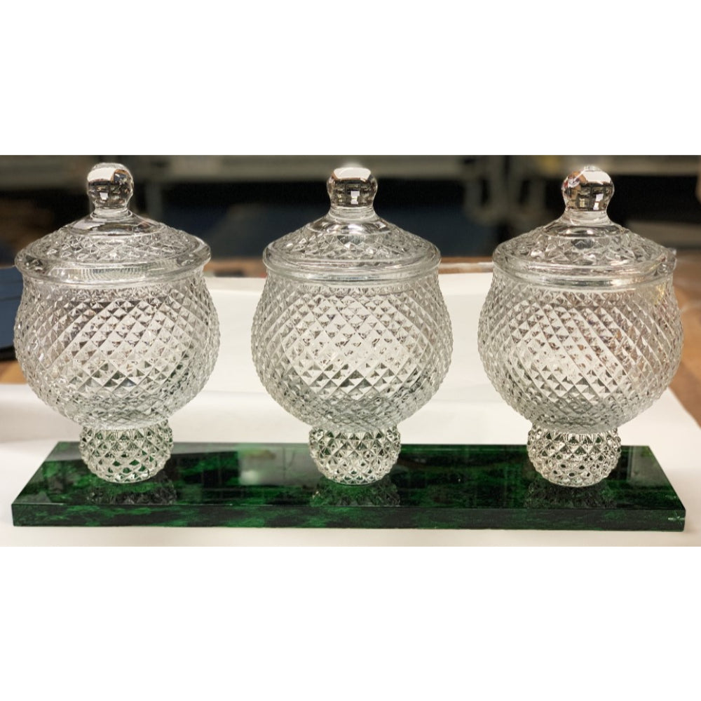Cristal De Paris Malachite Base Candybox - | Candybox Cristal De Paris Malachite Base Candybox - | Candybox