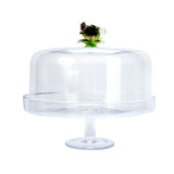 Cristal De Paris Footed Cheesecake Platter Verre