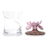 Cristal De Paris Candybox Orchidee Purple Cover. H 17. 8 Cm