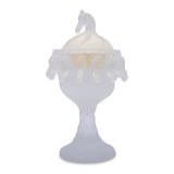 Cristal De Paris Incence Burner Large Royal Horse Clear Frosted 21x14 Cm