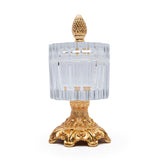 Cristal De Paris Candybox Facette (L) Gold Button Gold Metal Leg