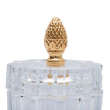 Cristal De Paris Candybox Facette (L) Gold Button Gold Metal Leg