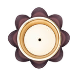 Cristal De Paris Small Bowl Lotus Grey, H 11x9 Cm