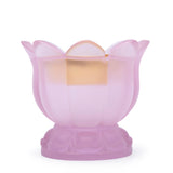 Cristal De Paris Small Bowl Lotus Pink, H 11x9 Cm