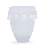 Cristal De Paris Amphore Vase Horse 20 Cm