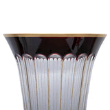 Cristal De Paris Magistal Vase Presidence Red