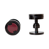 Centurio Magnetic Stainless Steel Cufflink Ipblack