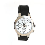 Centurio Multi Function Watch With Stainless Steel Case And Leather Strap (Croco Pattern)