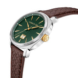 Cerruti  Positano Men's Brown Leather Strap Watch