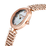 Cerruti 1881 Nemi Women White Mop And Silver Watch