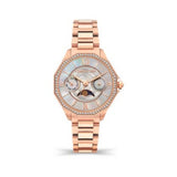 Cerruti  Jesina Crystals Rose Gold Stainless Steel Bracelet Women's Analog Watch