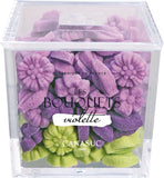 Canasuc Bunch of Violets in Crystal Cube 170g