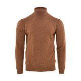 Corneliani Turtle Neck Cinnamon Brown Sweater For Men