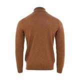 Corneliani Turtle Neck Cinnamon Brown Sweater For Men