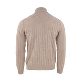 Corneliani Turtle Neck Sand Beige Sweater For Men
