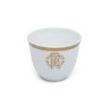 Roberto Cavalli Silk Gold Luxury box Set 6 Pcs. Arabic Cup - 6.2 x H 5 Cm