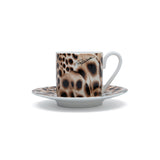 Roberto Cavalli Africa Casablanca Malindi Luxury box Set 2 Pcs Coffee Cup Saucer 6x61Cm/12Cm