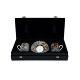Roberto Cavalli Collection Zero Luxury box Set 2 Pcs. Coffee Cup & Saucer