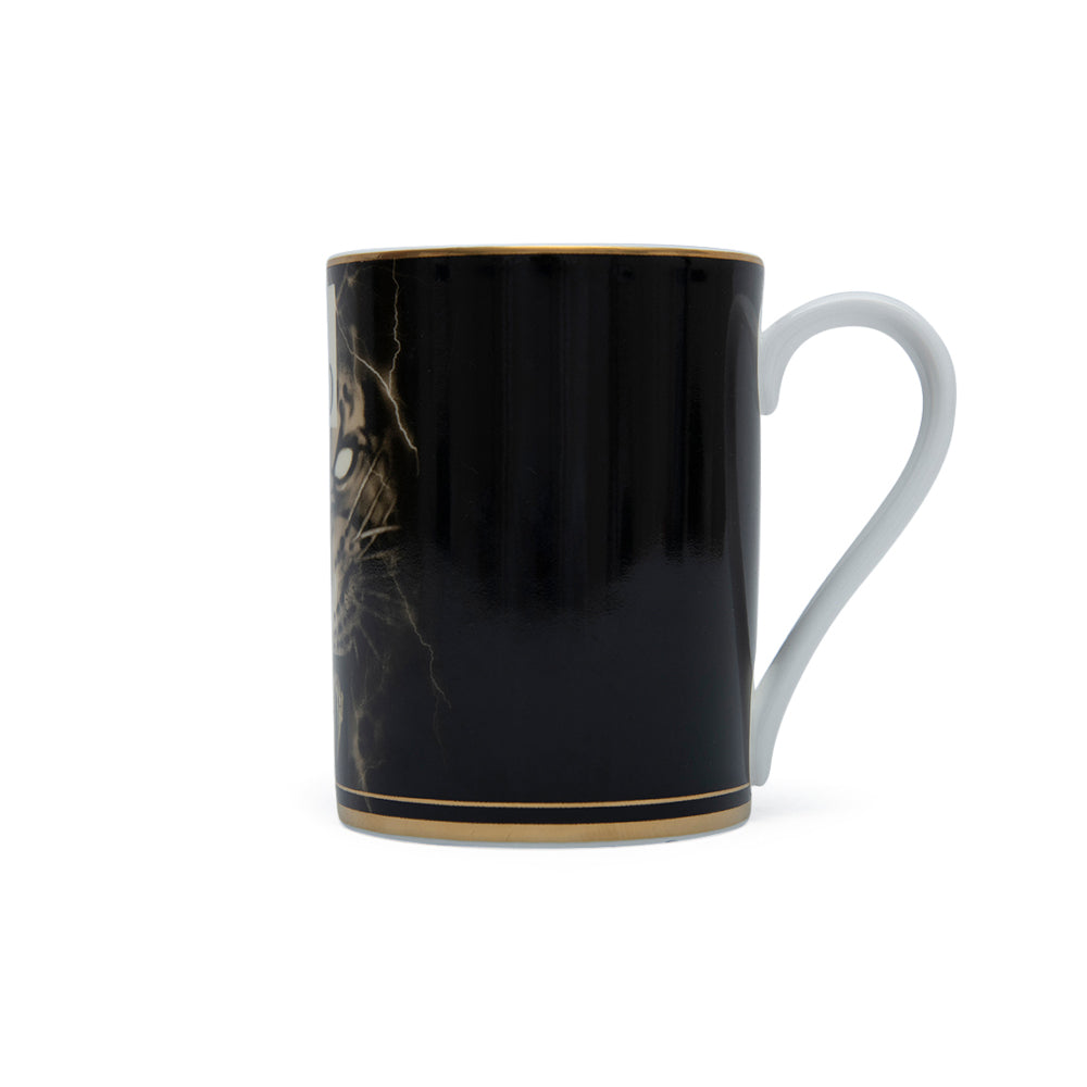 Roberto Cavalli New Tiger Luxury Box Mug Cup - 6.7 x H 8.6 Cm - Cc.370 | Drinkware | Mug