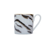 Roberto Cavalli Tiger Luxury box Set 2 Pcs. Coffee Cup & Saucer - 6 x H 6.1 Cm Cap.12 Cl. - S.12 Cm