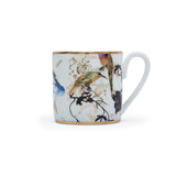 Roberto Cavalli Garden'S Birds Luxury box Set 2 Pcs. Coffee Cup & Saucer - 6 x H 6.1 Cm Cap.12 Cl. - S.12 Cm