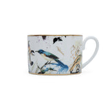 Roberto Cavalli Garden'S Birds Luxury box Set 2 Pcs. Tea Cup & Saucer - 8.6 x H 5.9 Cm Cap.22 Cl. - S.15.5 Cm