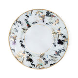 Roberto Cavalli Garden'S Birds Luxury box Set 2 Pcs. Tea Cup & Saucer - 8.6 x H 5.9 Cm Cap.22 Cl. - S.15.5 Cm