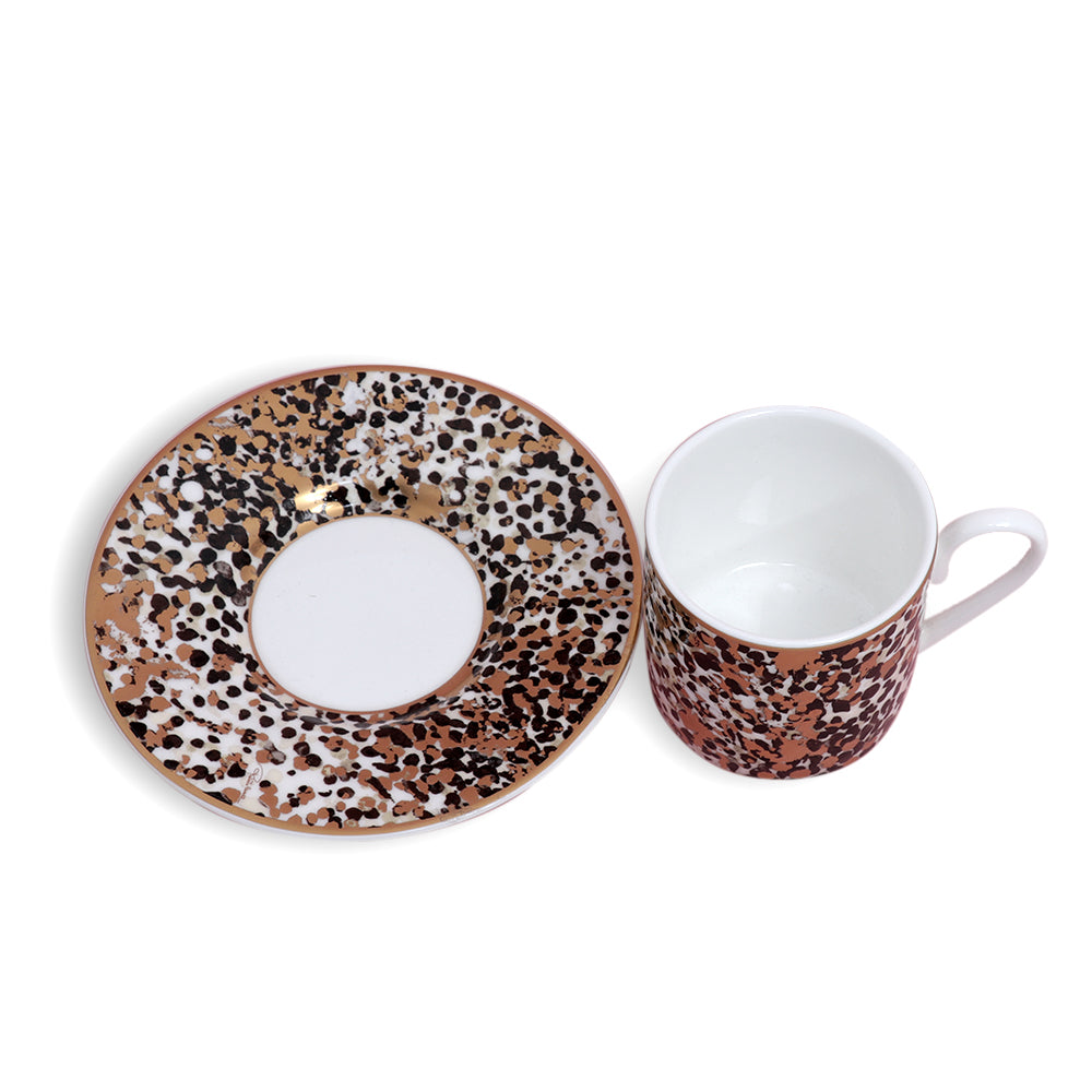 Roberto Cavalli Camouflage Coffe Cup and Saucer | Drinkware Roberto Cavalli Camouflage Coffe Cup and Saucer | Drinkware