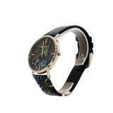 Christian Lacroix Watch Flower Print Strap - Blue Salon