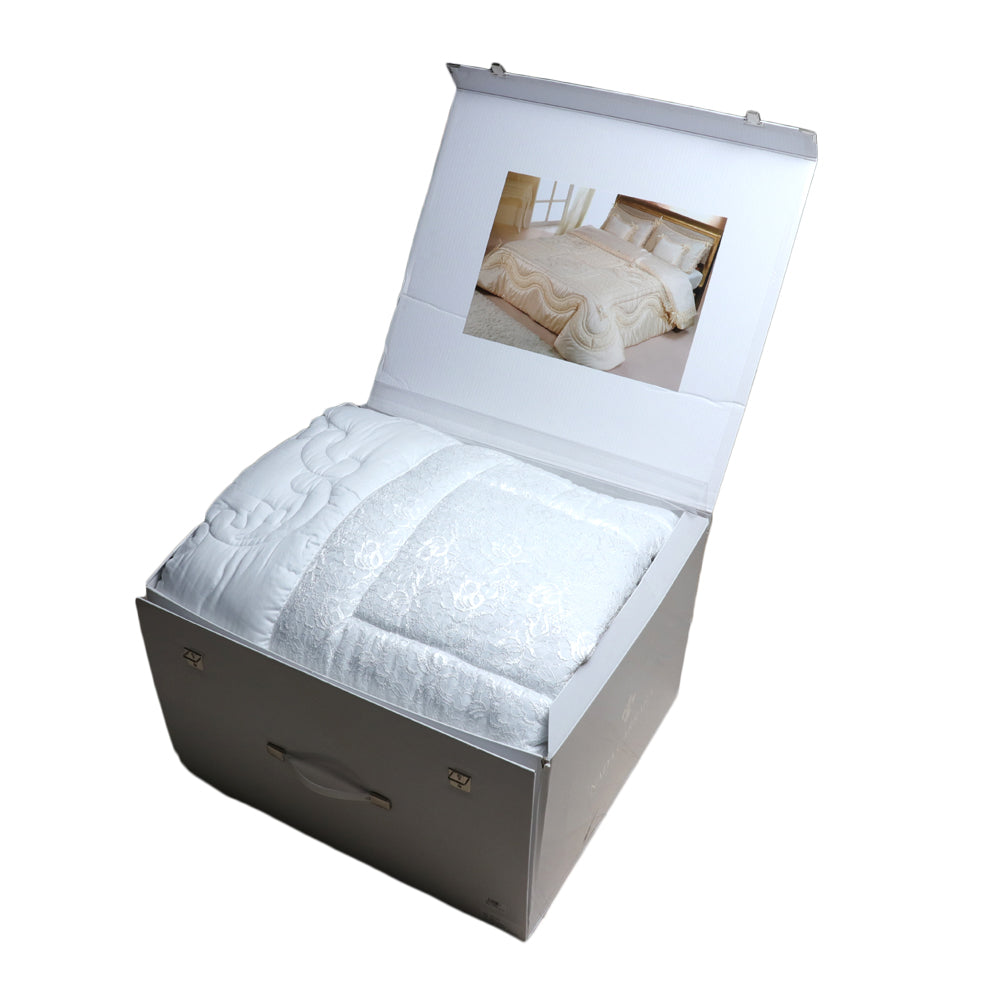 Creazioni Emma 7 Pcs Set Saten Box Bianco | Beddings