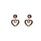 Cerruti Earrings Rose Gold Plated