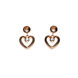 Cerruti Earrings Rose Gold Plated