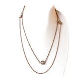 Cerruti Ladies Necklace Rose Gold Plated