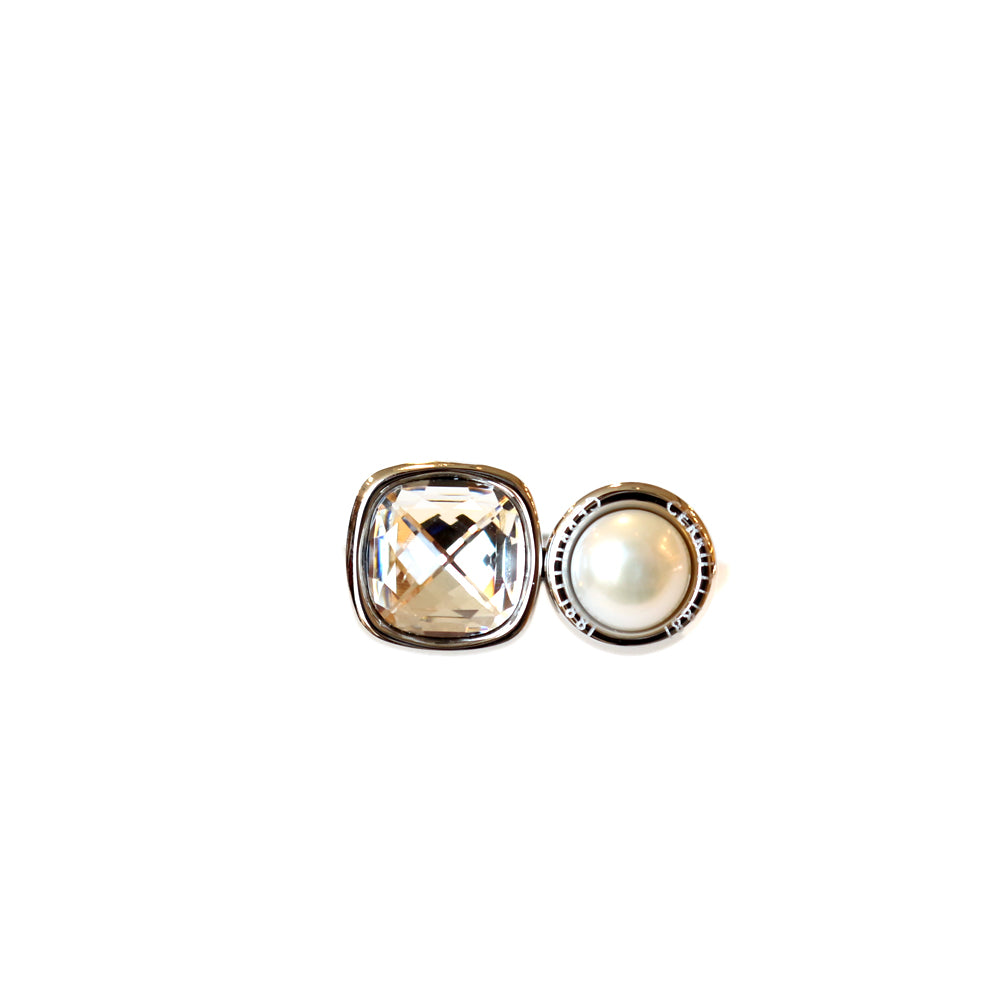 Cerruti Ladies Ring Silver Size 7.75