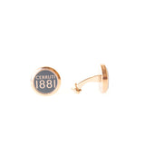 Cerruti Cufflinks Rose Gold Plated