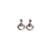 Cerruti Ladies Earrings Amethyst