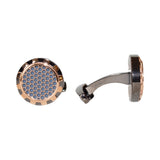 Cerruti Cufflink Rose Gold Plated