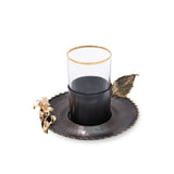 Decorium Nature 12 Pcs Tea Set, Bronze