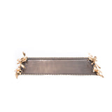 Decorium Nature Rectangular Tray 37x15 Cm, Bronze