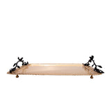 Decorium Nature S Rectengular Tray, Gold