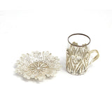 Decorium Telkar Tea Set 12 Pcs Set Silver - Blue Salon