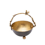 Decorium Nature 14.5 Cm Basket, Bronze