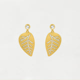 Dean Davidson, Passage Mini Drop Earrings, White Topaze/Gold