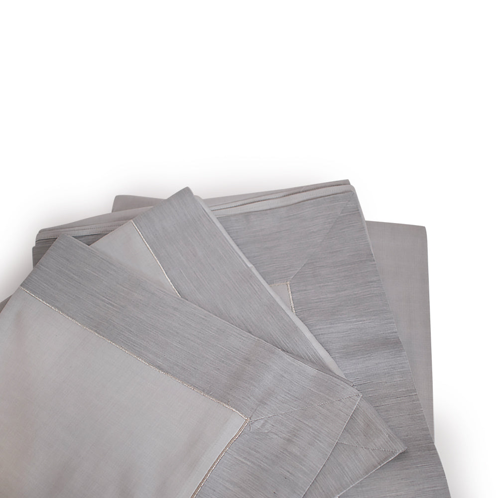 Dea Zeno Jacquard Bed Set Silver | Beddings Dea Zeno Jacquard Bed Set Silver | Beddings