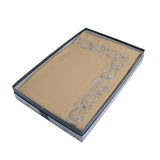 Dea Forte Dmarmi Bepricraso Duvet Cover Set Dark Gold&Graphite 240X220 cm