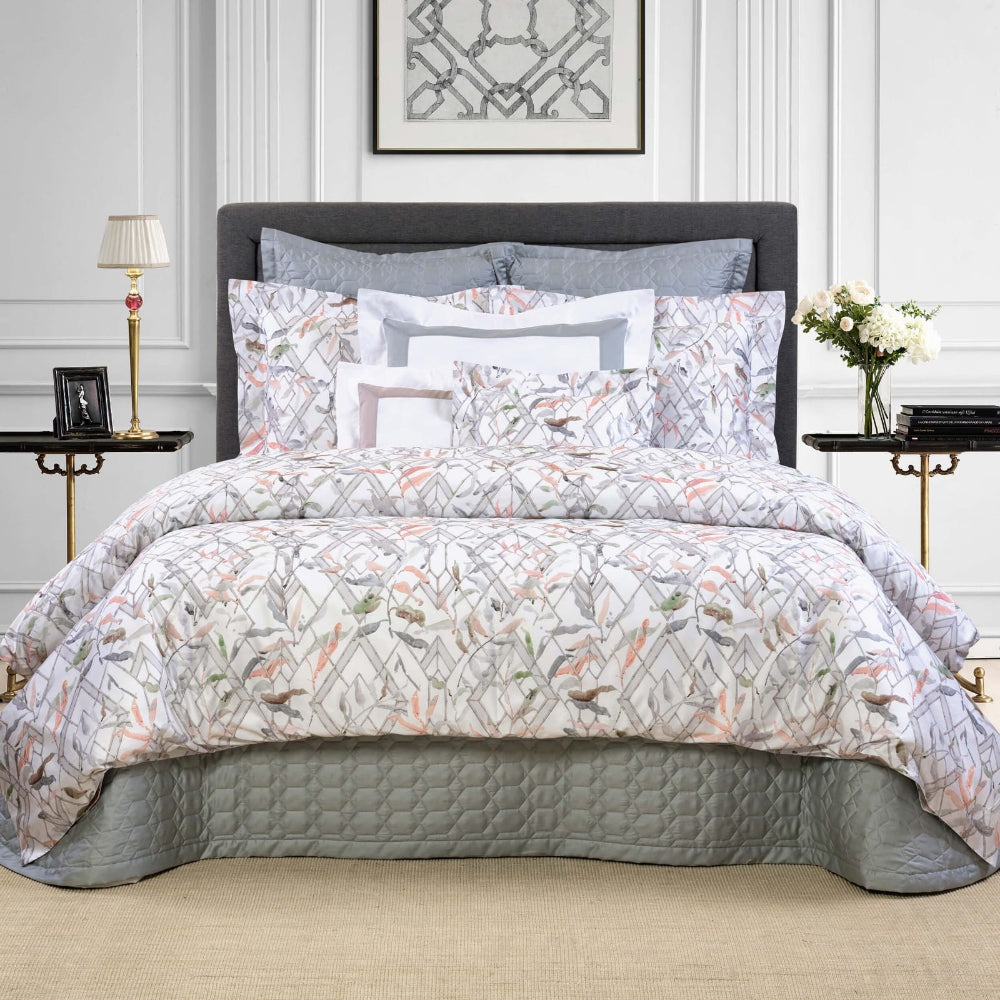 Dea Gazebo Straso Bed Cover Set 5 Pcs Silver&Grey 270X270 cm | Beddings Dea Gazebo Straso Bed Cover Set 5 Pcs Silver&Grey 270X270 cm | Beddings